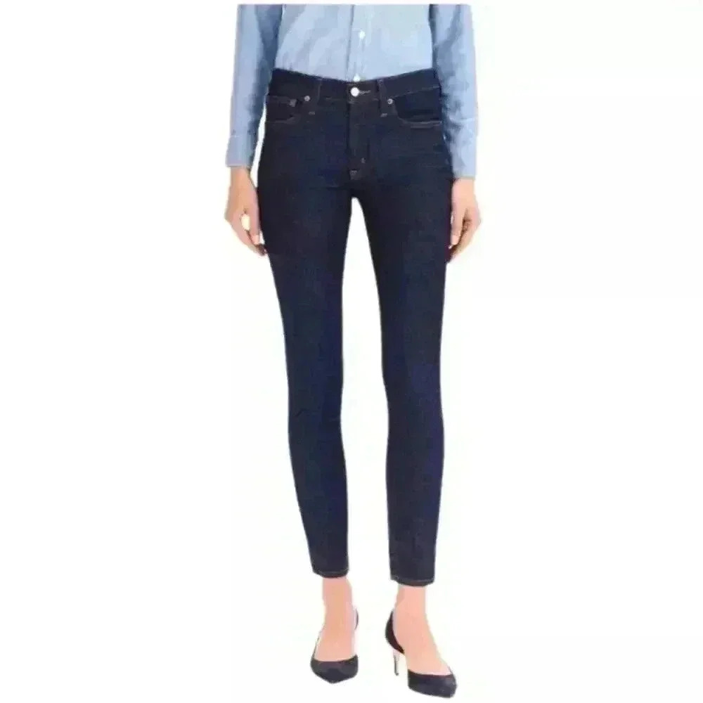 J. Crew Factory Women's Skinny Jeans - Dark Indigo